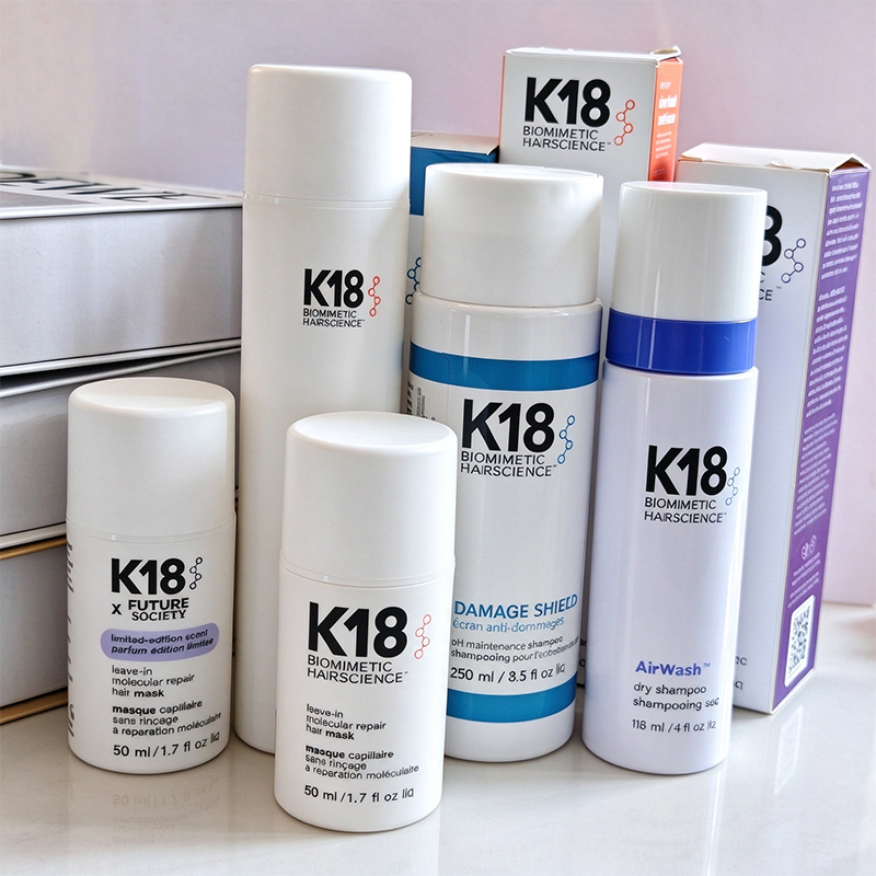 Hair Care K18 - K18 헤어 제품 라인: 헹구지 않는
