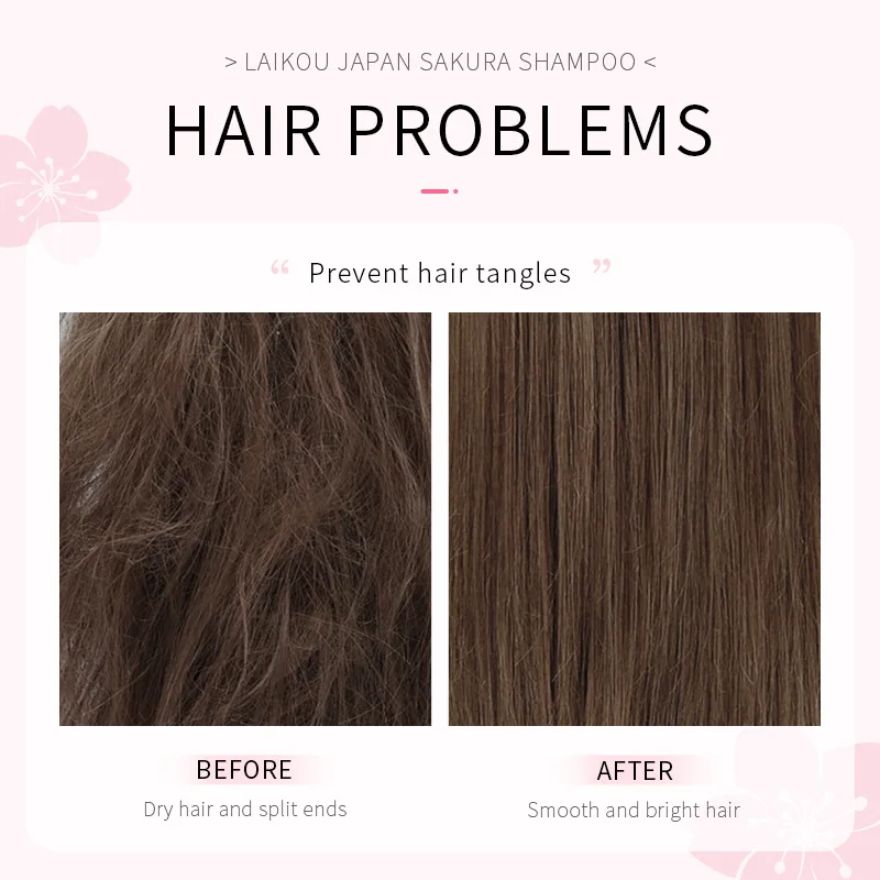 LAIKOU 일본 사쿠라 샴푸 수리 손상된 모발 모이스 - Hair Care Dandruff 리뷰 및 가격