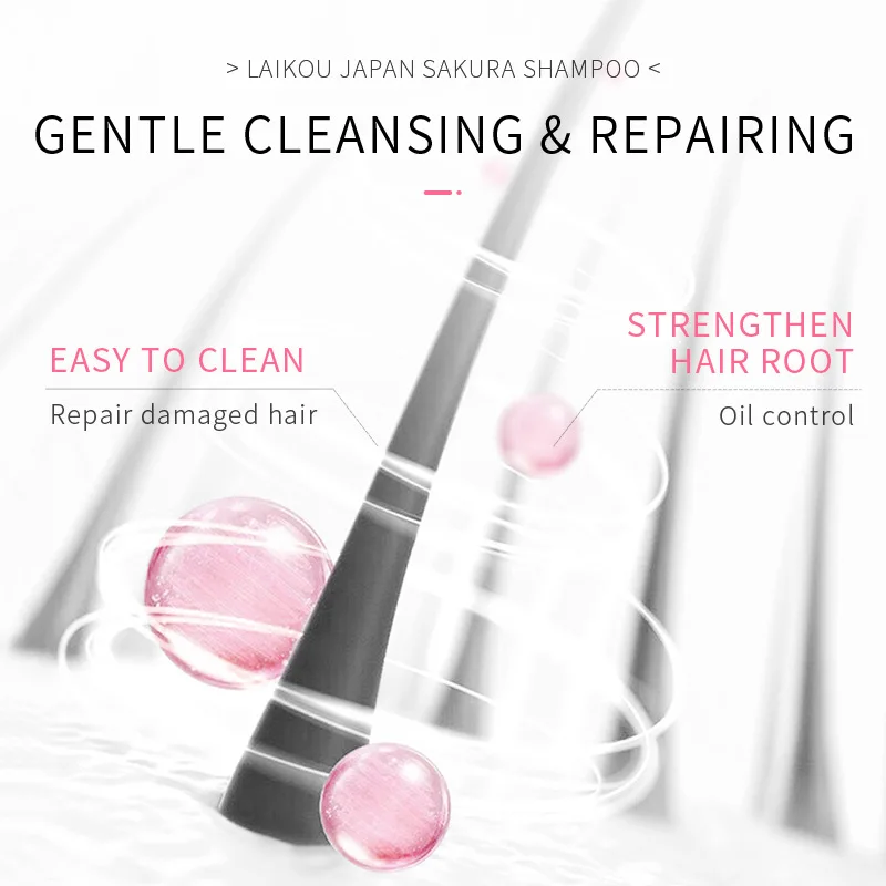 LAIKOU 일본 사쿠라 샴푸 수리 손상된 모발 모이스 - Hair Care Dandruff 리뷰 및 가격