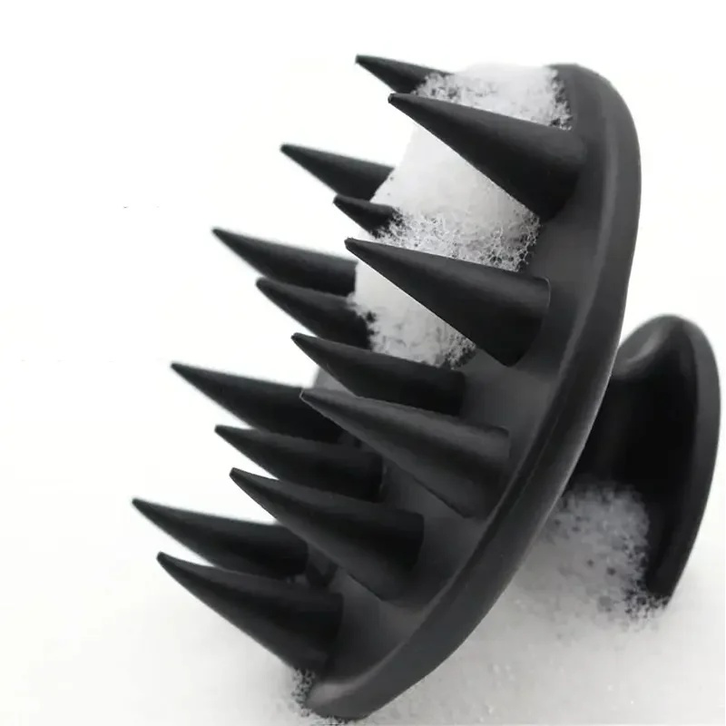 1pc 휴대용 실리콘 헤드 마사지 브러시, 딥 클렌징  - Hair Care Products 리뷰 및 가격
