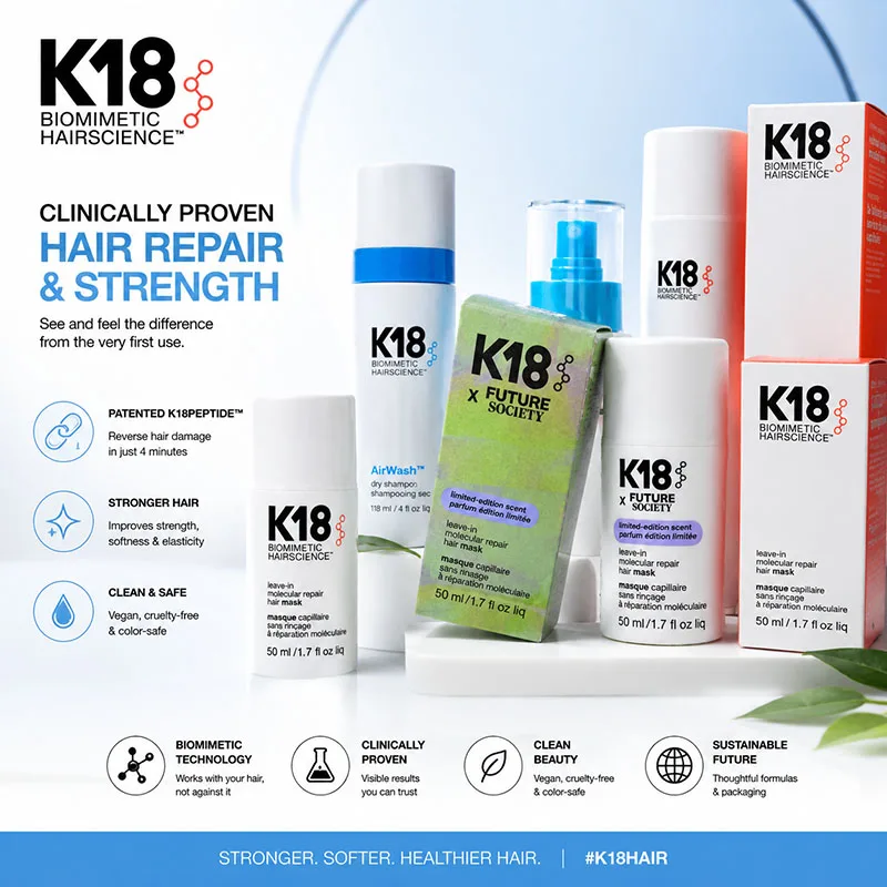 50ml, 150ml 용량의 K18 헤어 마스크, 모발 - Hair Care K18 리뷰 및 가격